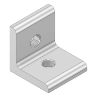 MODULAR SOLUTIONS ANGLE BRACKET 30MM TALL X 30MM WIDE W/ HARDWARE